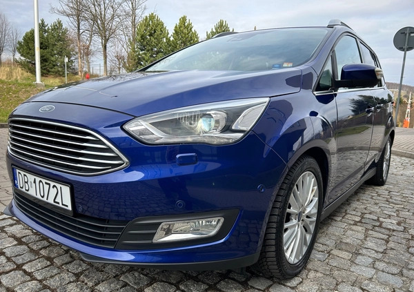 Ford Grand C-MAX cena 52900 przebieg: 144000, rok produkcji 2016 z Wałbrzych małe 781